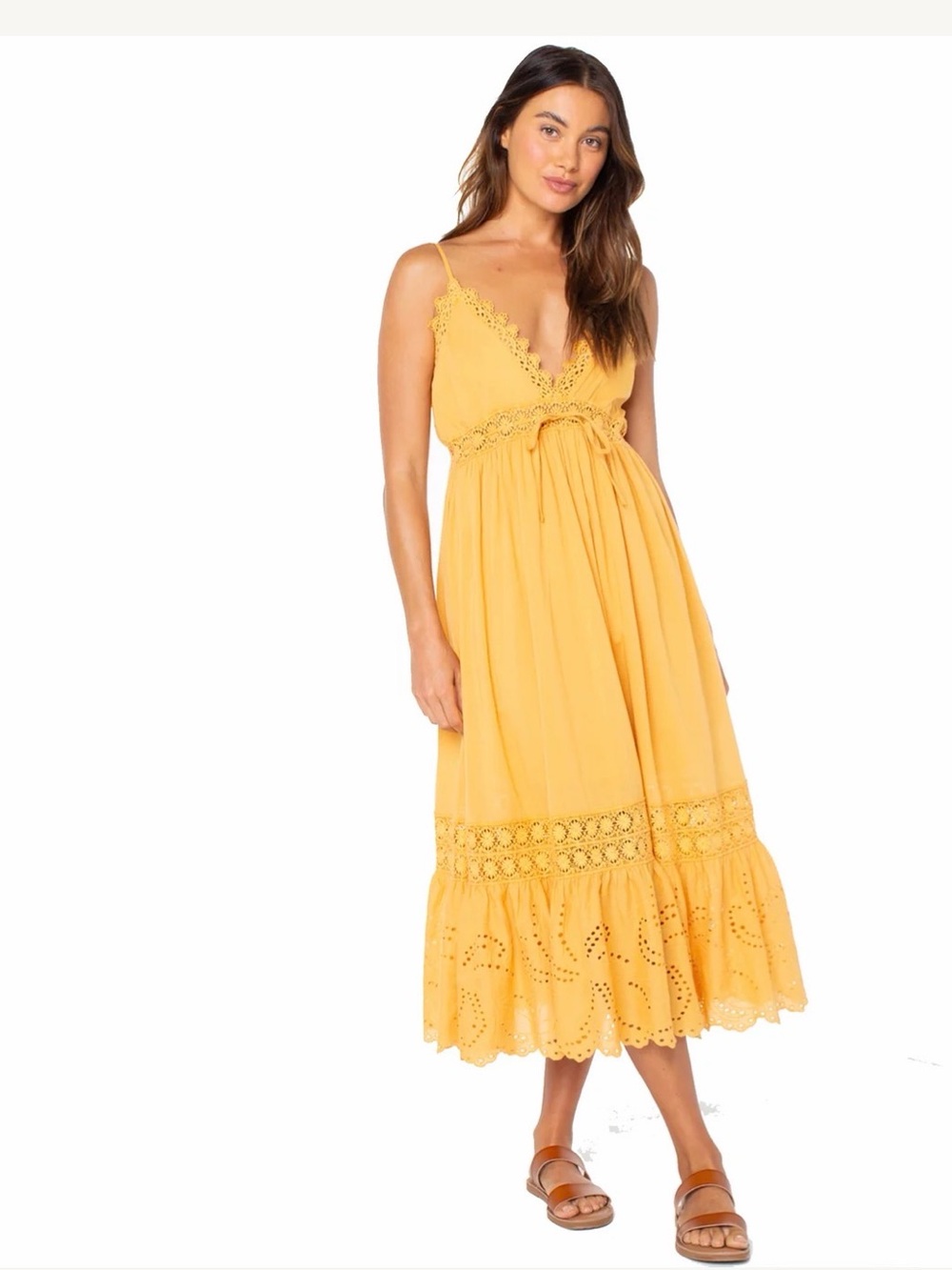 Roxy Beach Break  Spaghetti-Strap Midi Dress